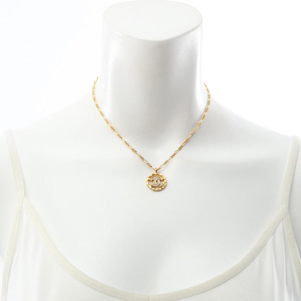 CHANEL Authentic White Logo Necklace - Picture 5 of 6
